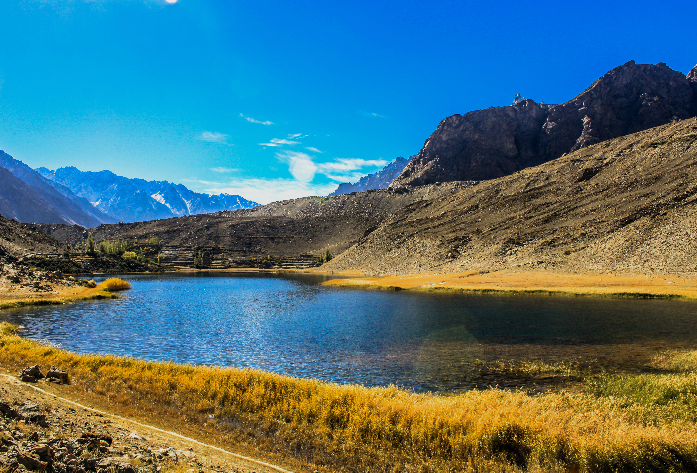 Borith Lake in Hunza Gilgit-Baltistan