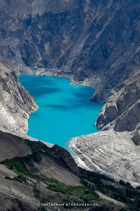 Attabad Lake in Hunza Gilgit-Baltistan